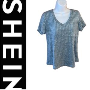 Turquoise Knit Short Sleeve ❄️🩵